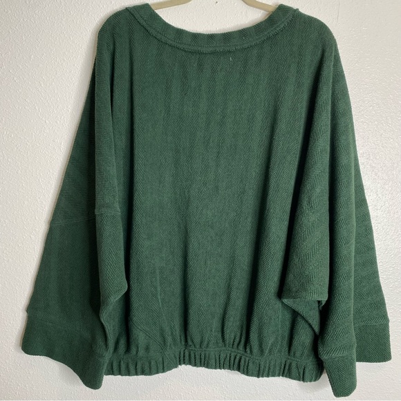 Free People BRB Solid Pullover in Sycamore Green XL - Picture 10 of 10